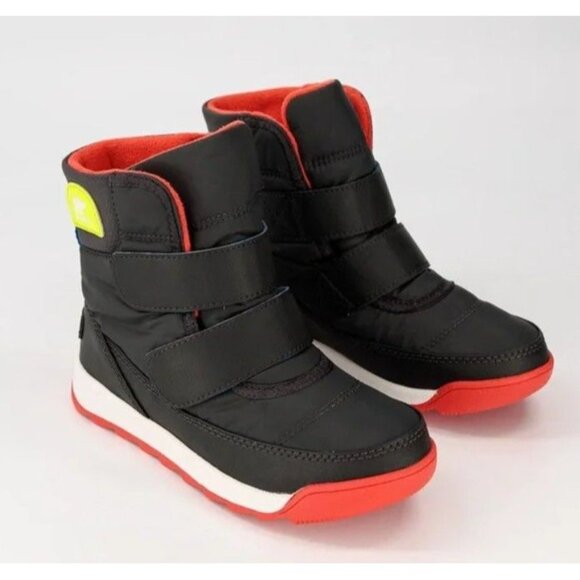 Sorel Other - Sorel‎ Insulated Snow Boots Toddler Size 6 Whitney II Strap WP Black Unisex NIB